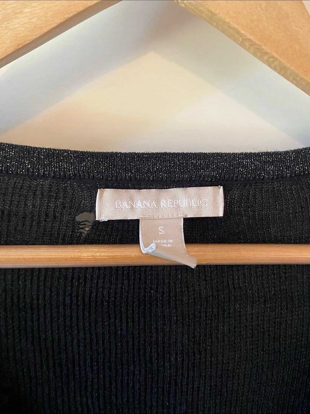 Banana Republic Black Button Front Cardigan - Picture 3 of 3